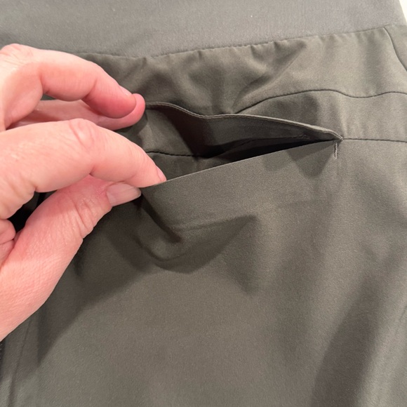 Athleta Women's Soho Skort Skirt Pickleball Golf Pockets Athletic Olive Green - Picture 6 of 12